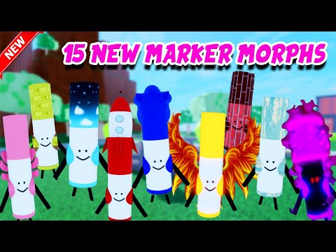 UPDATE - Find The Marker Morphs *ALL 15 NEW BADGES*