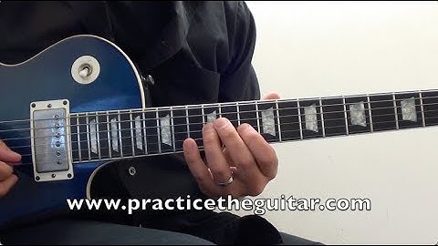 Guitar Lessons-How To Play-String Skipping Minor Pentatonic Scales-8 Keys