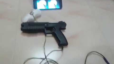 Shot Game using gun with BT controller