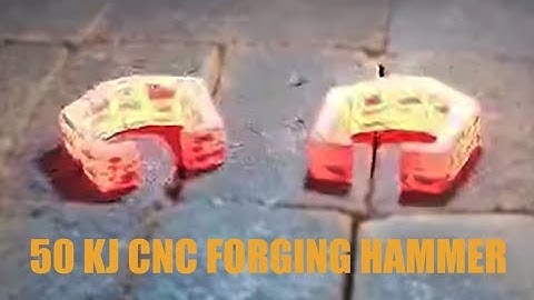 50KJ CNC forging hammer in closed die forging