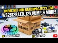 Unboxing #Electronics Haul from Harish Projects! #WS2812B, 12V #waterpump #pressurewashing 