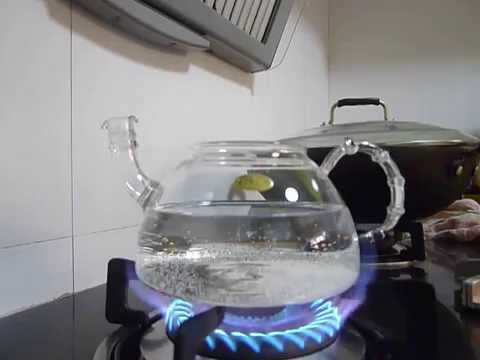 glass stove top teapot