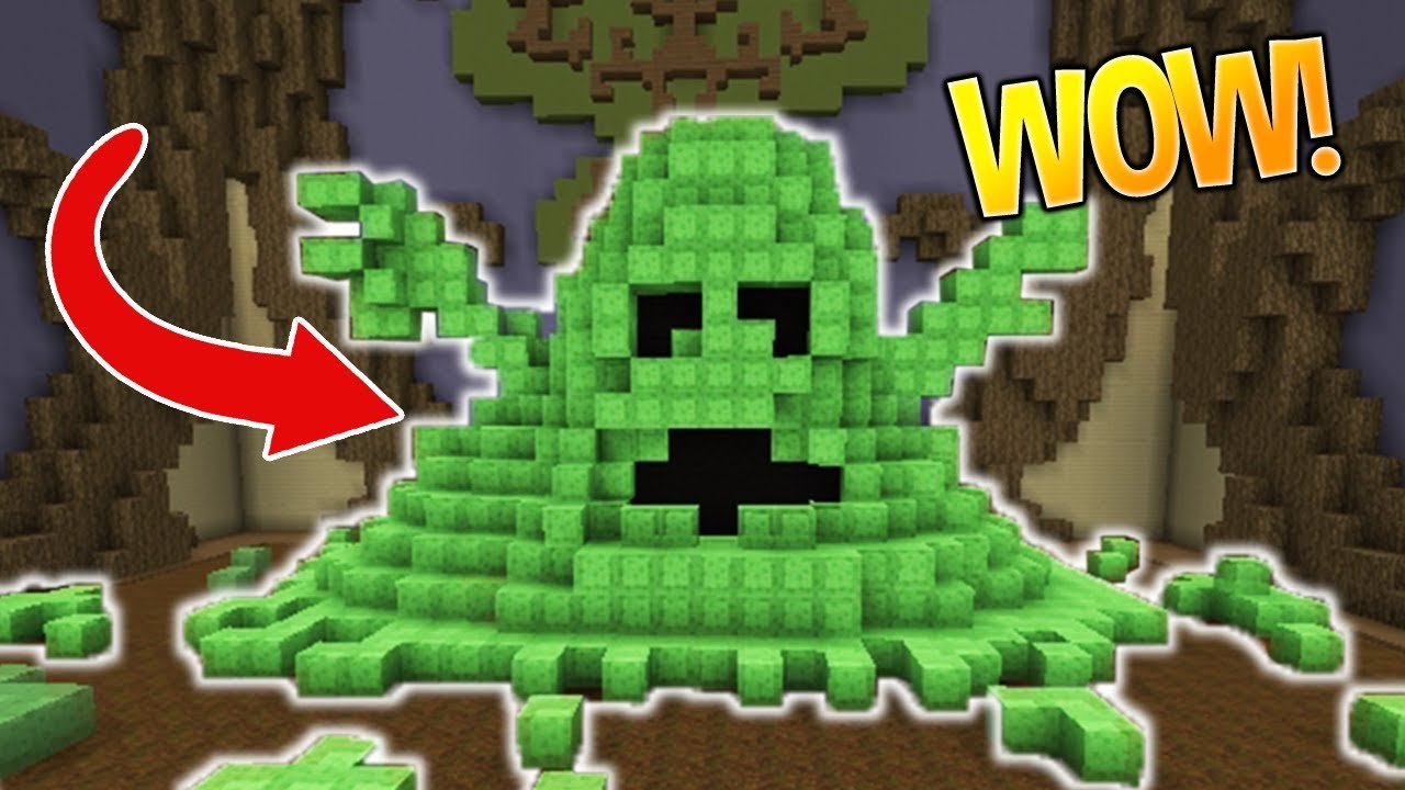 Slime Monster Minecraft Build Battle Youtube