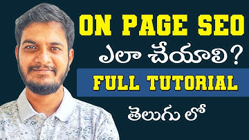 Complete On Page SEO Guide in Telugu | SEO Course in Telugu | SDM Classes