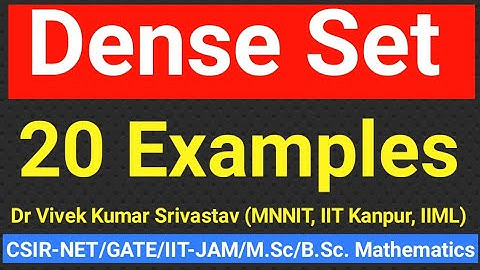 4.Dense Set,No Where Dense/20 Examples/Real Analysis/NET/GATE/JAM/MSc/BSc/Mathematics/Point-Topology