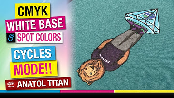 How to Screen Print CMYK with a White Base