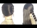 French bun hairstyle trick| French twist hairstyle |French roll.#hairstyle