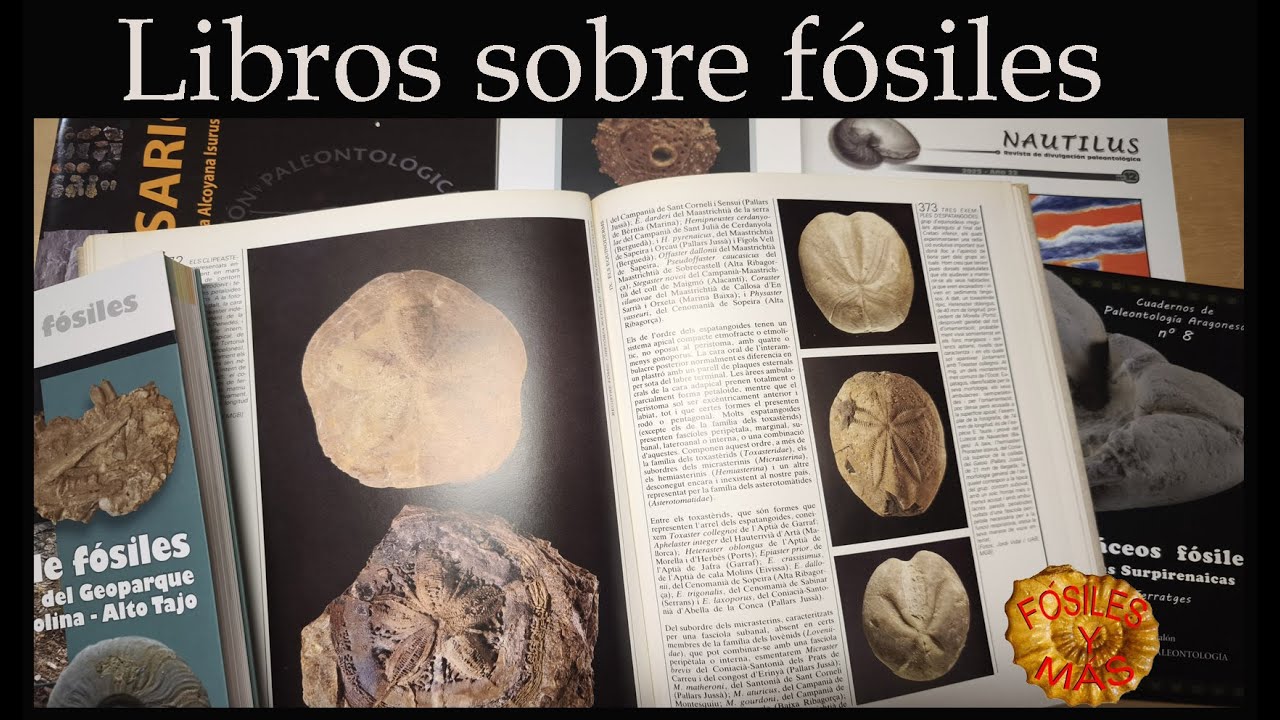 Libros y revistas sobre fósiles