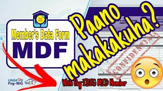 Celebrity MDF | Member's Data Form | Pag -IBIG | How to get form with  MID Number Net Worth
