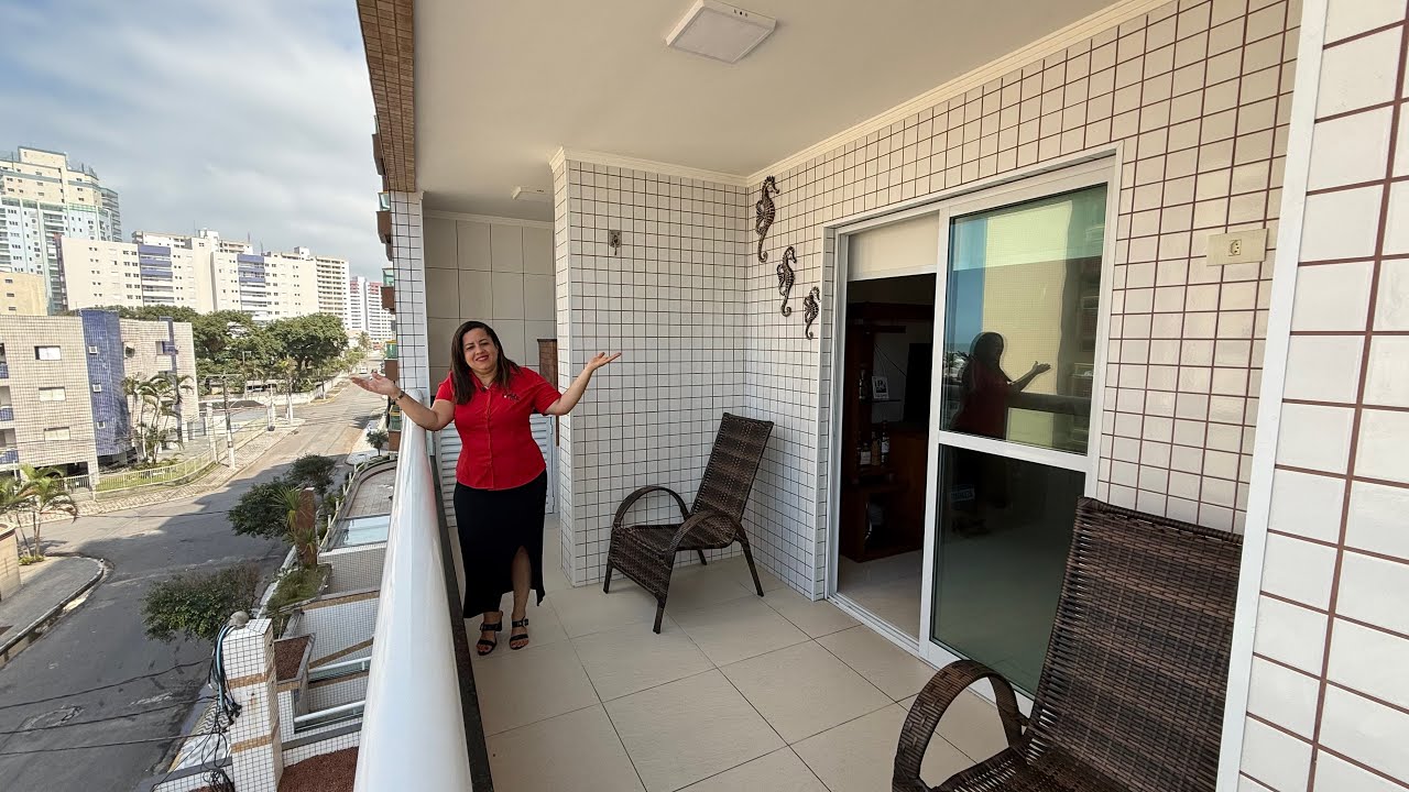 😍Apartamento com quintal e porteira fechada em Praia Grande🌴🔑