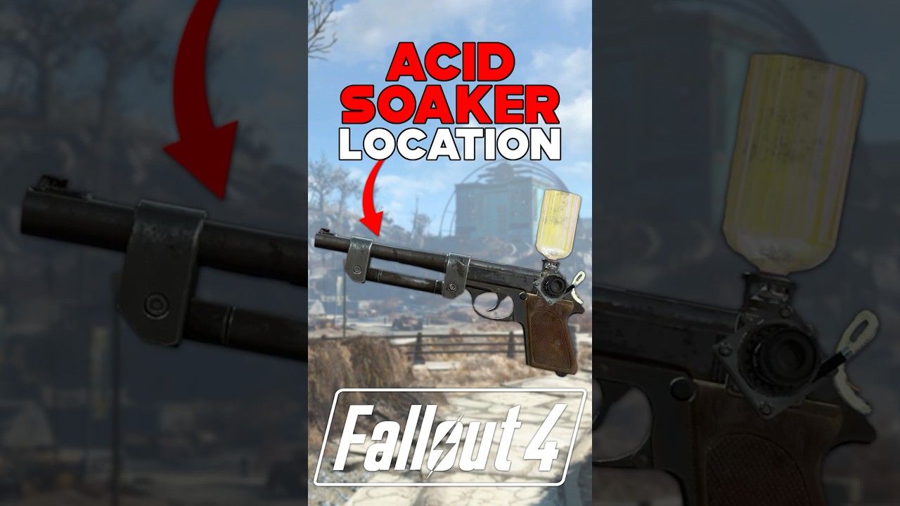 ACID SOAKER SECRET LEGENDARY PISTOL LOCATION IN FALLOUT 4