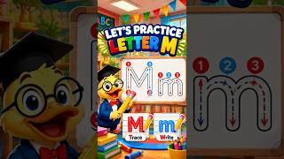 Letter M Tracing & ABC Practice! ✏️ | Preschool Learning #shorts Update