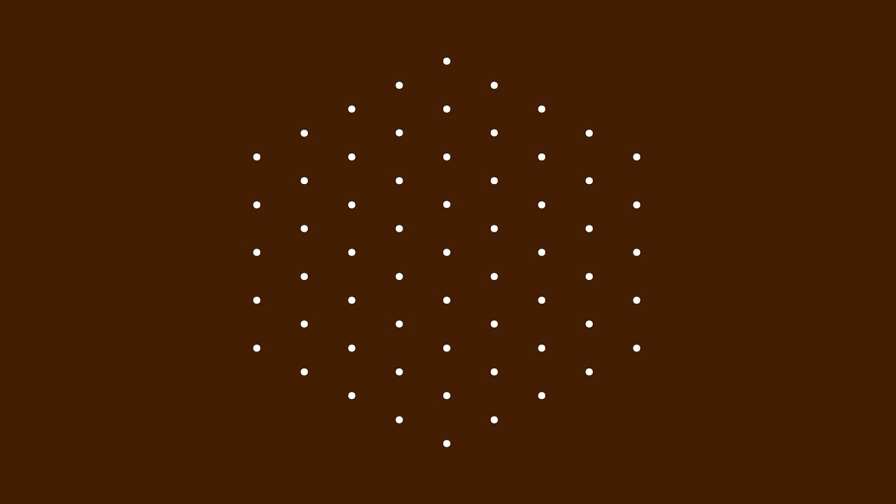 today rangoli designs with dots . 9 x 5 dots . simple muggulu designs