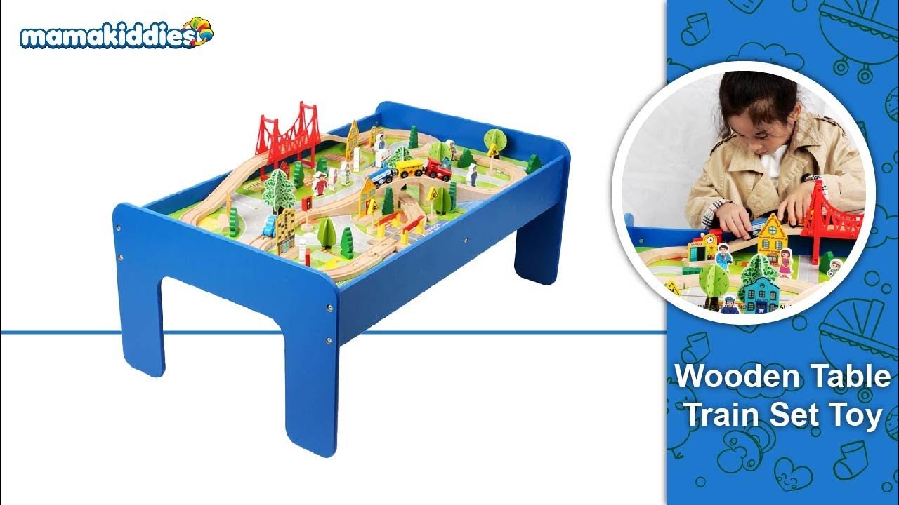 Wooden Table Train Set YouTube