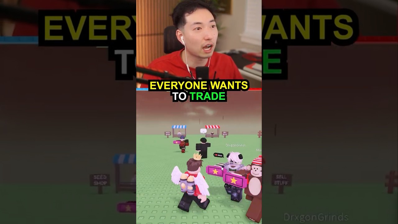 everyone wants to trade with me in grow a garden #roblox #growagarden