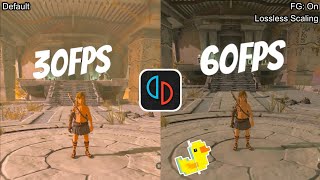 The Legend of Zelda Tears of the Kingdom (Lossless Scaling - Yuzu) - RX 6600M - R5 5600H - Legion 5