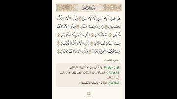 السراج في بيان غريب القران سورة الرحمن عز وجل 9 مع تلاوة الشيخ سعد الغامدي