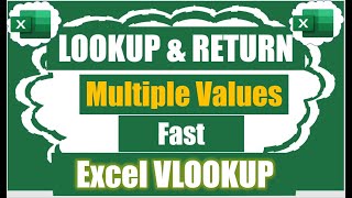 VLOOKUP Multiple Values at Once. VLOOKUP Return Multiple Criteria/Values