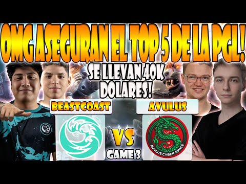 BEASTCOAST VS AVULUS BO3[GAME 3]ELIMINACION-WISPER, LUMPY VS SONNEIKO, KNIGHT-PGL WALLACHIA SEASON 2