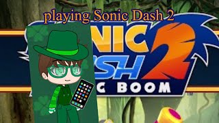 Playing Sonic Dash 2 Read Desc