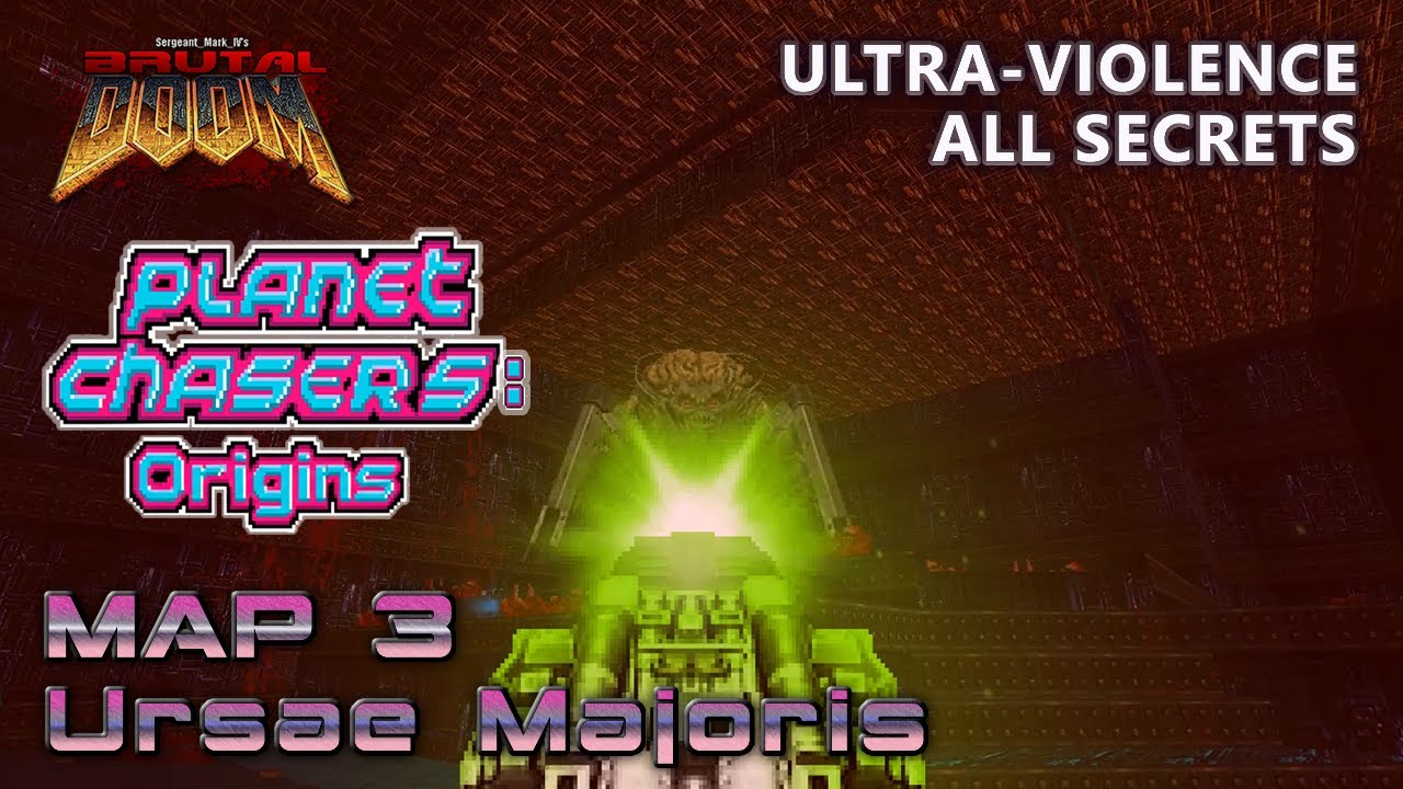 Doom 2 - Planet Chasers: Origins - Map 3 - Ultra-Violence - All Secrets