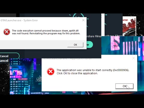 Fixing Error (0xC0000906)code and steam_api64.dll in gta V