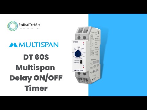 Multispan Delay Timer DT-60S | 30S | 10S | Fixed time RadicalTechArt I RadicalTalks I RadicalTechMar