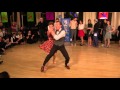 Fast tempo part of lindy hop final jam at tantsklass cup 2016