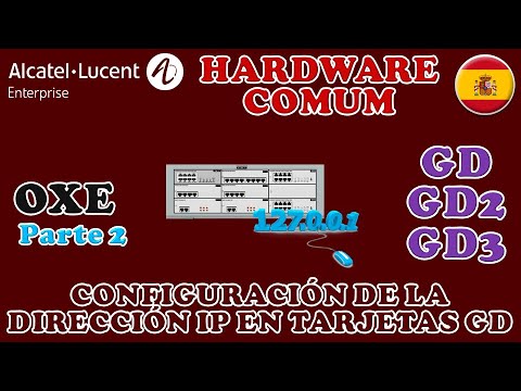 Hardware Comum - Configuración de la Dirección IP en Tarjetas GD, GD2, GD3