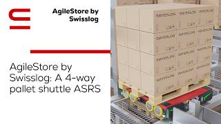 AgileStore by Swisslog: A 4‑way pallet shuttle ASRS