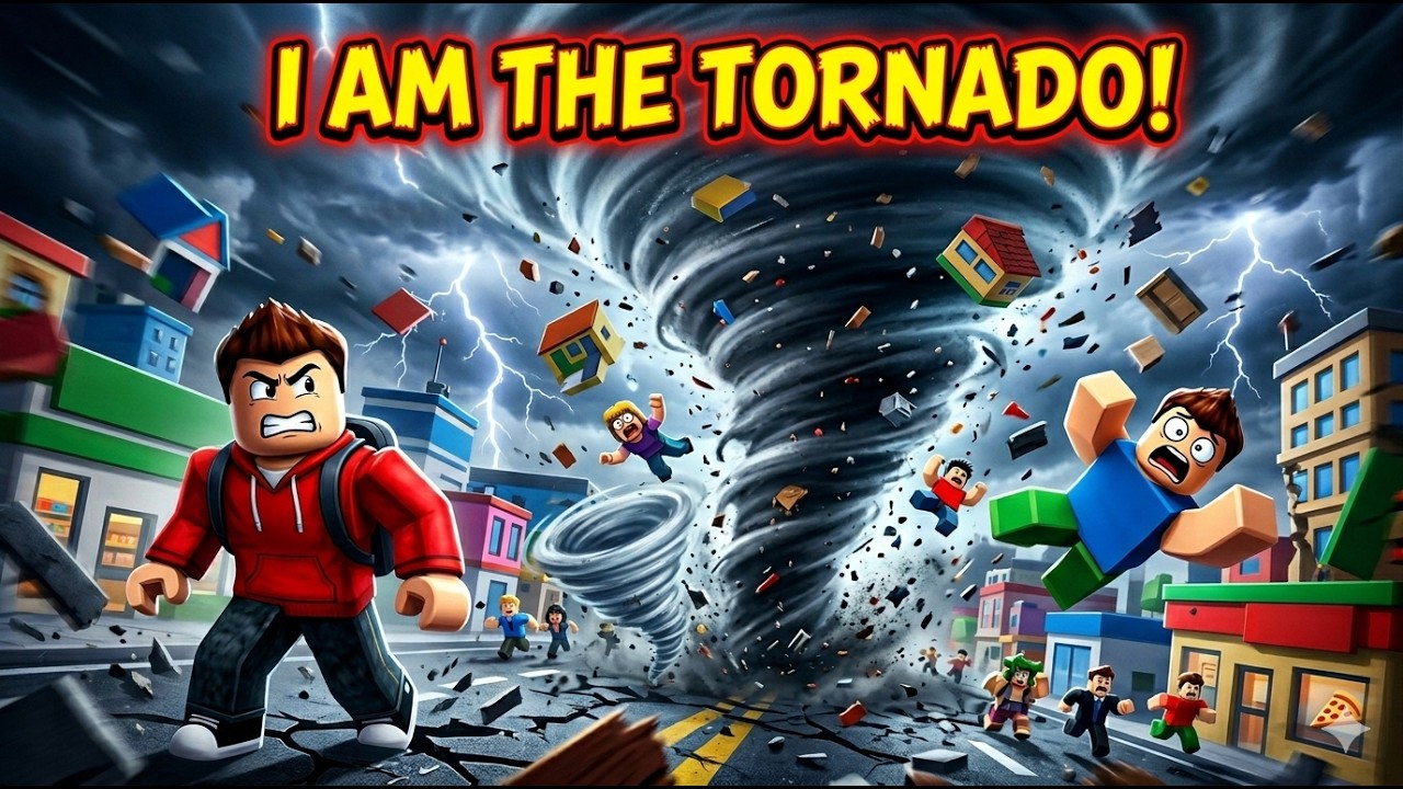 I survived as a tornado in Roblox 🌪️ - YouTube