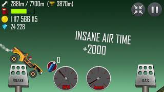 Hill Climb Racing Alien Planet 5182m on Trophy Truck screenshot 1