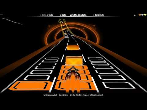 Devil Driver - Cry for me Sky (Eulogy of the Scorned) - Audiosurf Gameplay
