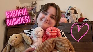 My Jellycat Bashful Bunny Collection!💖