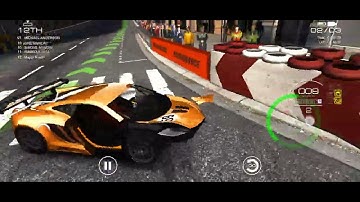 GRID Autosport Mobile Gameplay - Learning How To Drive | McLaren 12C GT3 | Arc De Triomphe circuit