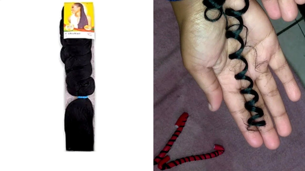 diy water wave with braiding hair extension / xpression braiding hair