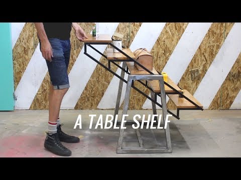 वीडियो: असामान्य शेल्विंग सिस्टम एक टेबल में बदल जाता है: ट्रिक बुककेस