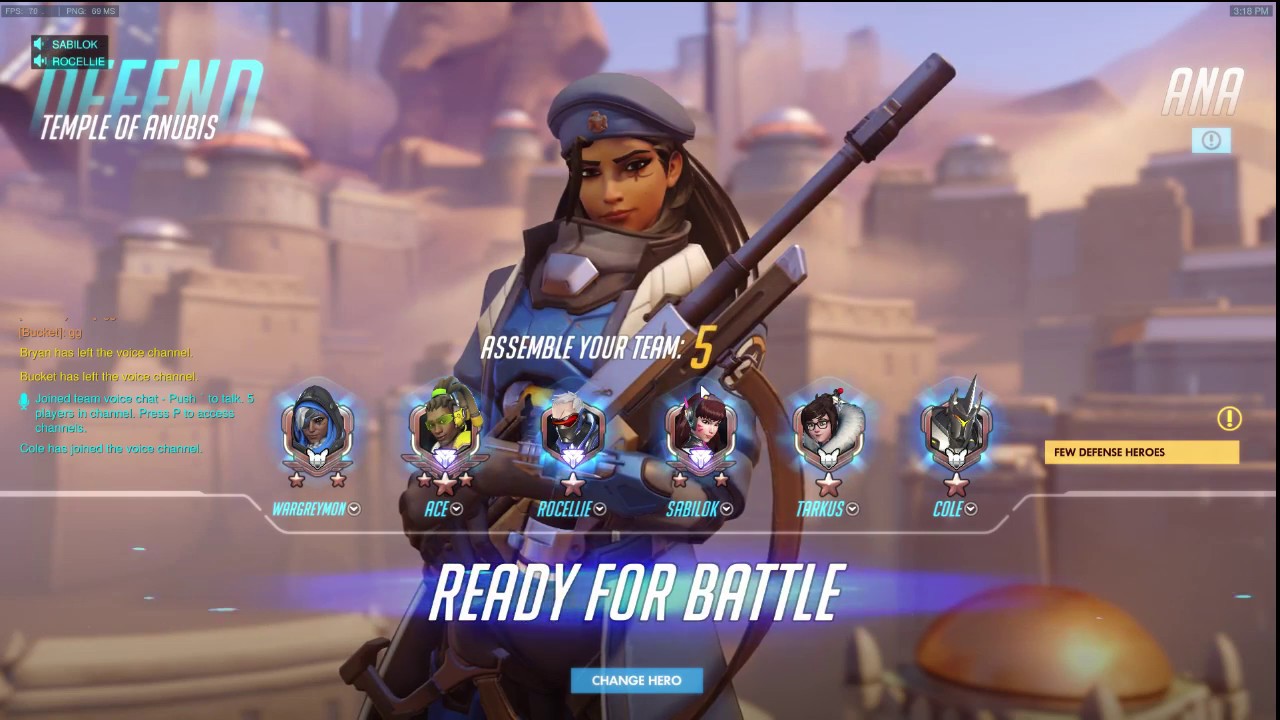 (OverWatch) Competitive - Temple Of Anubis