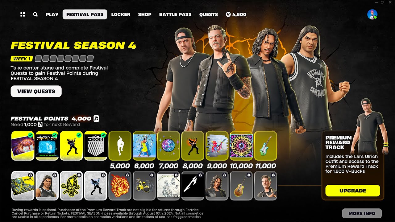 Mini Metalliça FREE Mini Battle Pass (Fortnite x Metallica) - YouTube