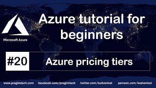 Azure pricing tiers