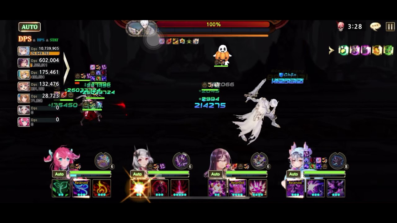 [King’s Raid] Team auto Siegfried stage 6 Gremory dps