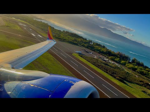 [4K] – Full Flight – Southwest Airlines – Boeing 737-8 Max – OGG-HNL – N8707P – WN2131 – IFS 856