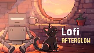 You Did Enough Today 🌇 Lofi Beats to Chill & Relax with Cat & Robot ☕ screenshot 4