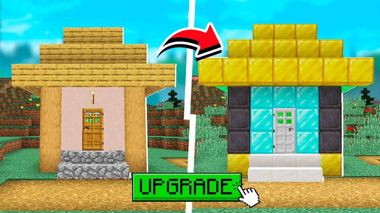 Minecraft, But I Can Upgrade Structures - YouTube