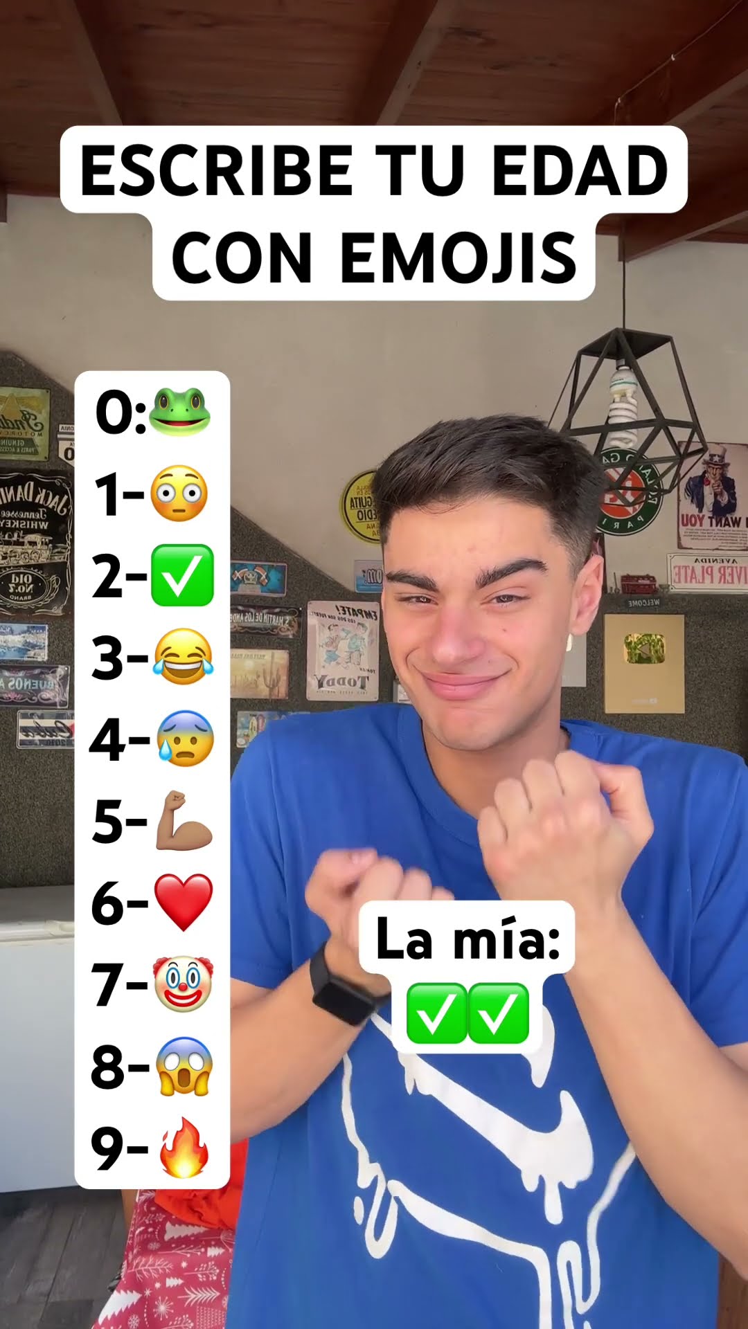 ESCRIBE TU EDAD CON EMOJIS!?✅