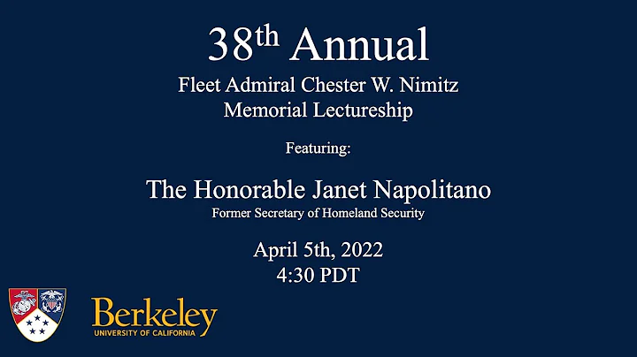 38th Annual Chester W. Nimitz Memorial Lectureship...