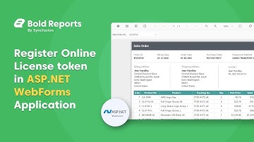 How to Register an Online License Token in an ASP.NET WebForms Application
