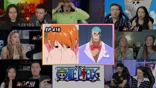 ONE PIECE | THE CREW WHEREABOUTS!!! | EPISODE 418 | REACTION MASHUP 