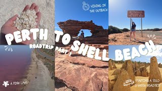 The BIG Australian Roadtrip! | Perth to Shell Beach (including Kalbarri & the Pink Lake) - Part 1 🚐