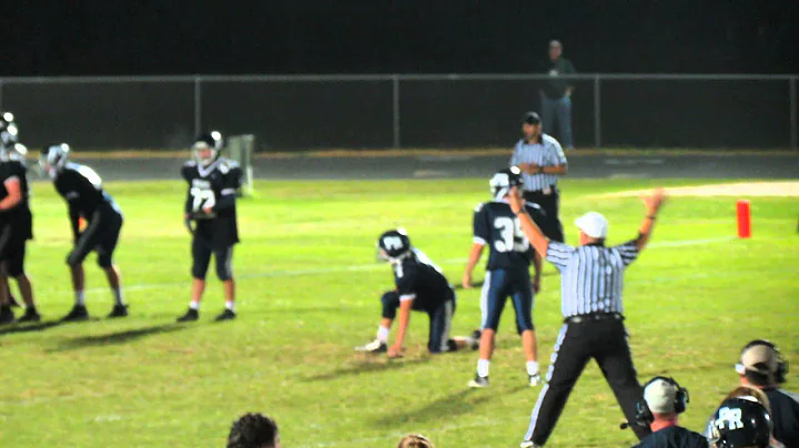 Adam Mocciola's Touchdown and Corey Cunliffe kicks the extra point 10/4/13